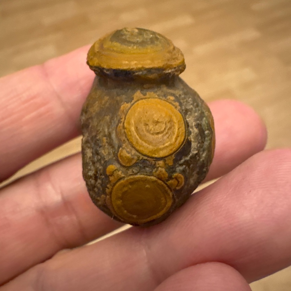 Unique Little Rock  rock of eyes